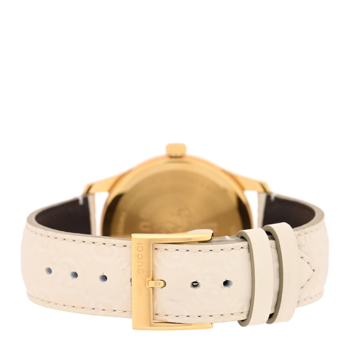Stainless Steel Calfskin 38mm G-Timeless Quartz Watch White