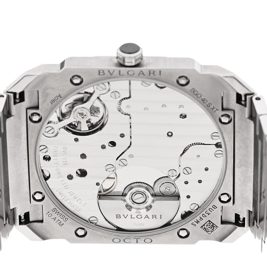 Stainless Steel 40mm Octo Finissimo Automatic Watch Silver