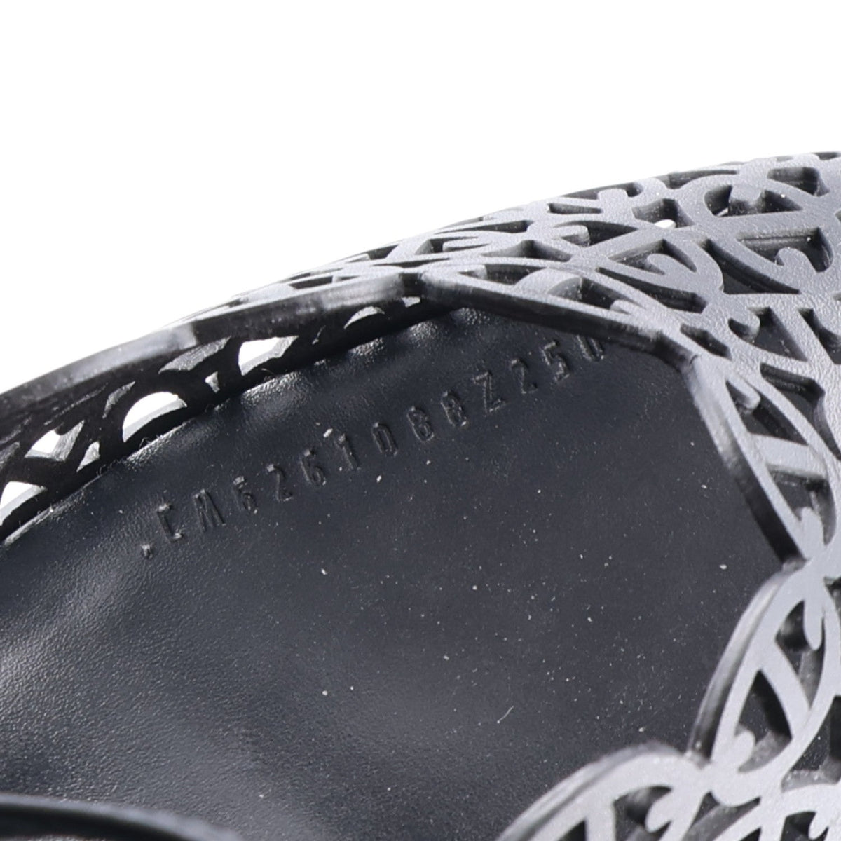 Calfskin Chaine d'Ancre Meli Ballet Flats 36 Black
