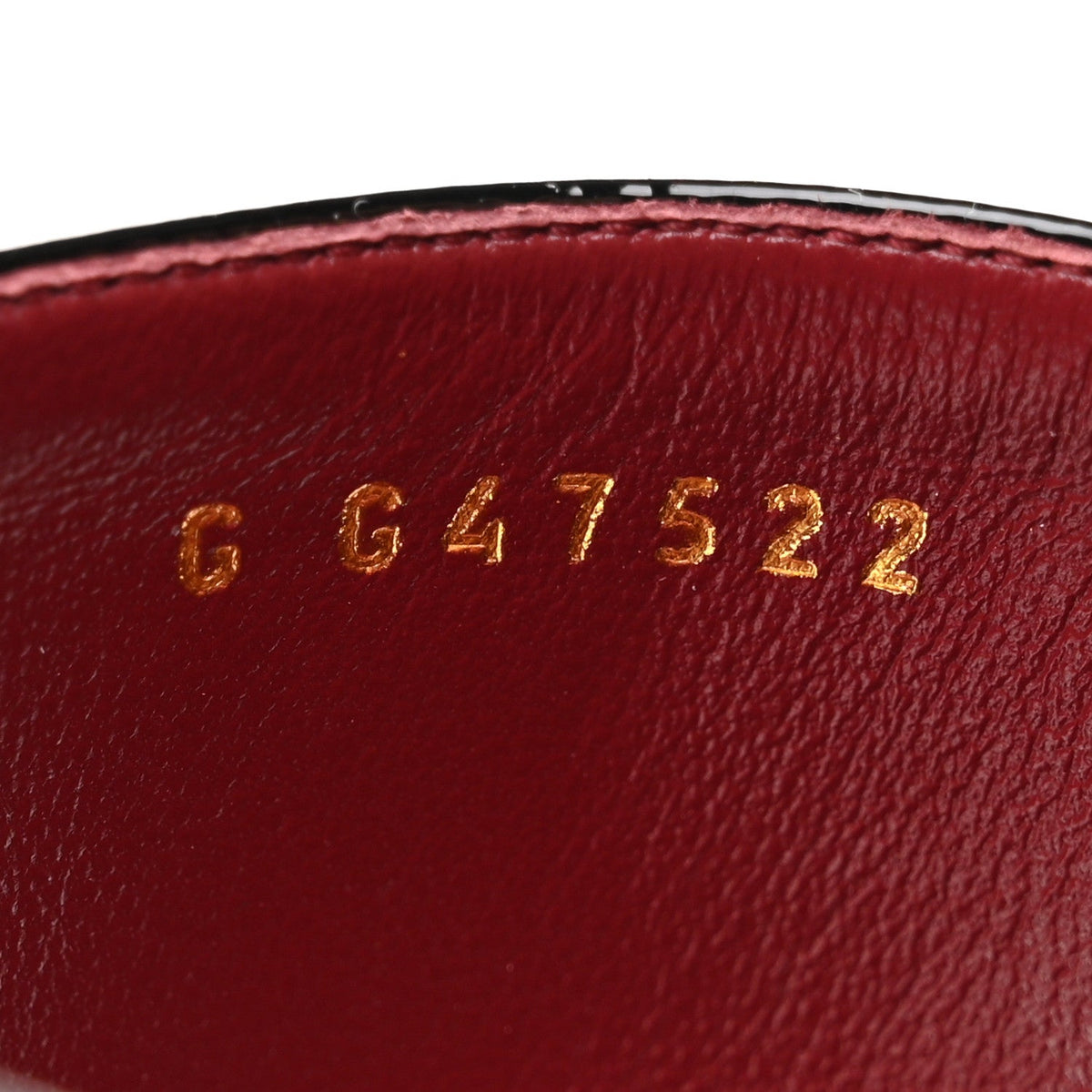 Lambskin Patent Calfskin CC Thong Sandals 39 Burgundy Black