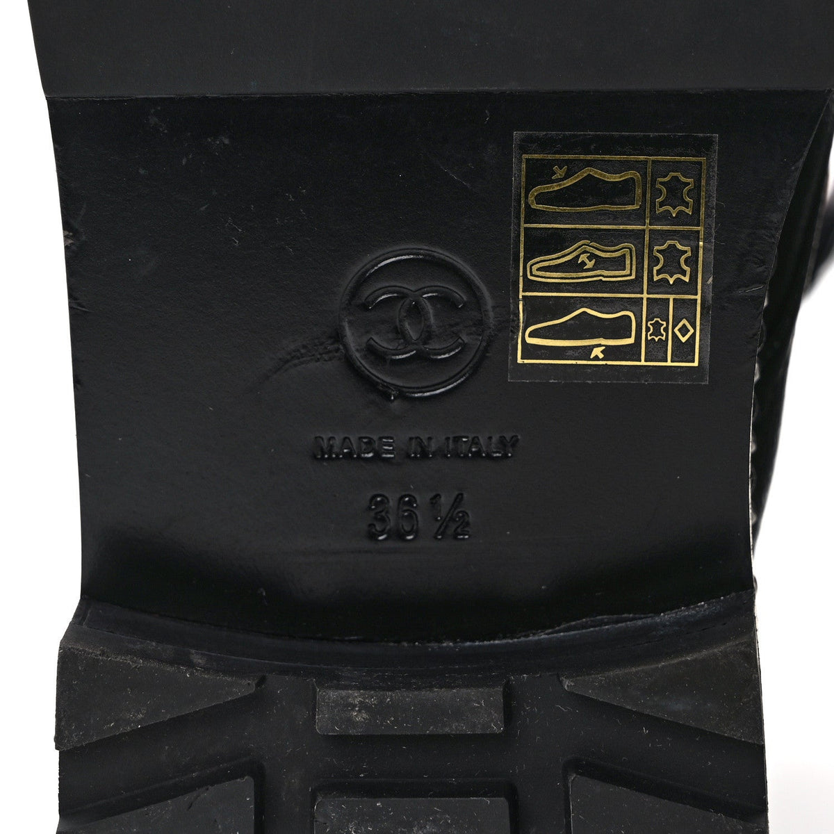 Crackled Calfskin Velvet Pearl Combat Ankle Boots 36.5 Black