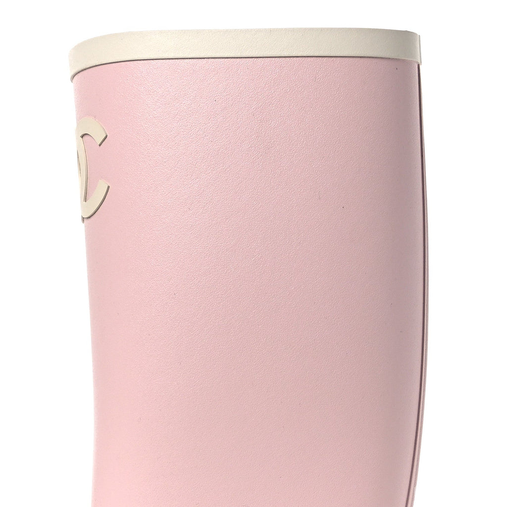 Caoutchouk CC High Boots 36 Light Pink White