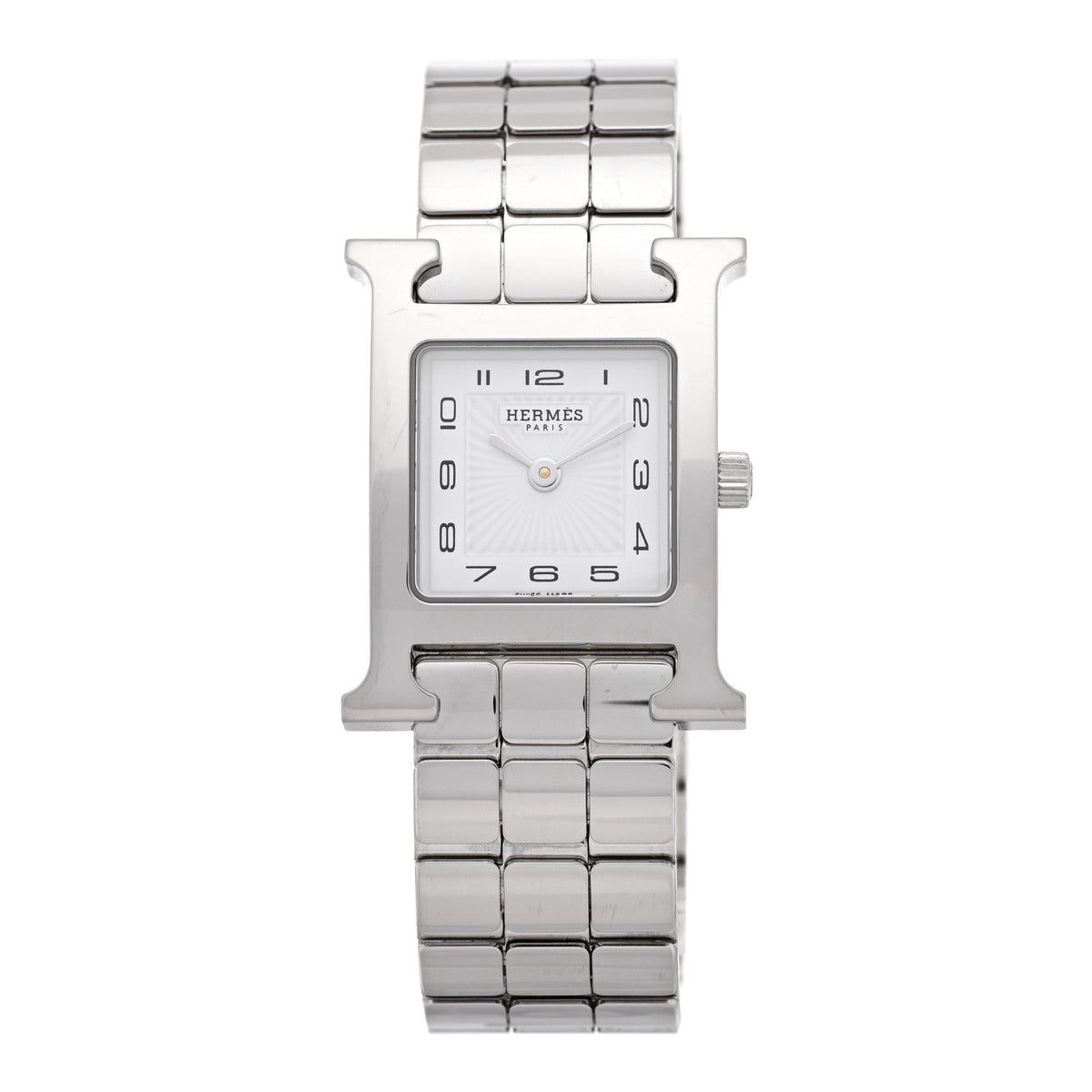 Stainless Steel 21mm Heure H Hour Quartz Watch