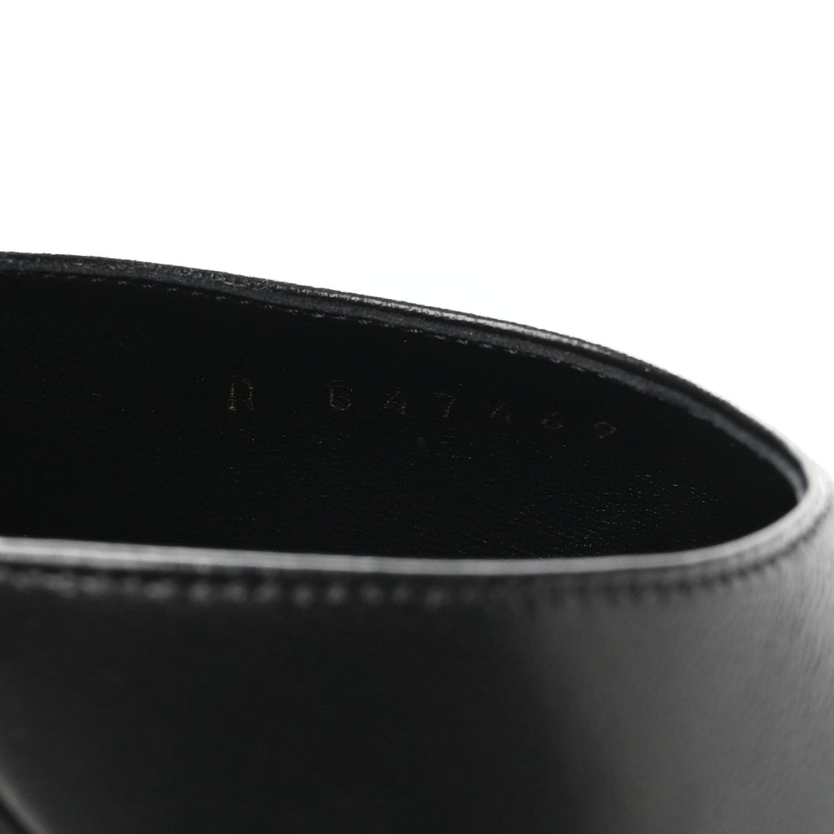 Lambskin Patent Calfskin Cap Toe CC Apple Slingback Pumps 37.5 Black