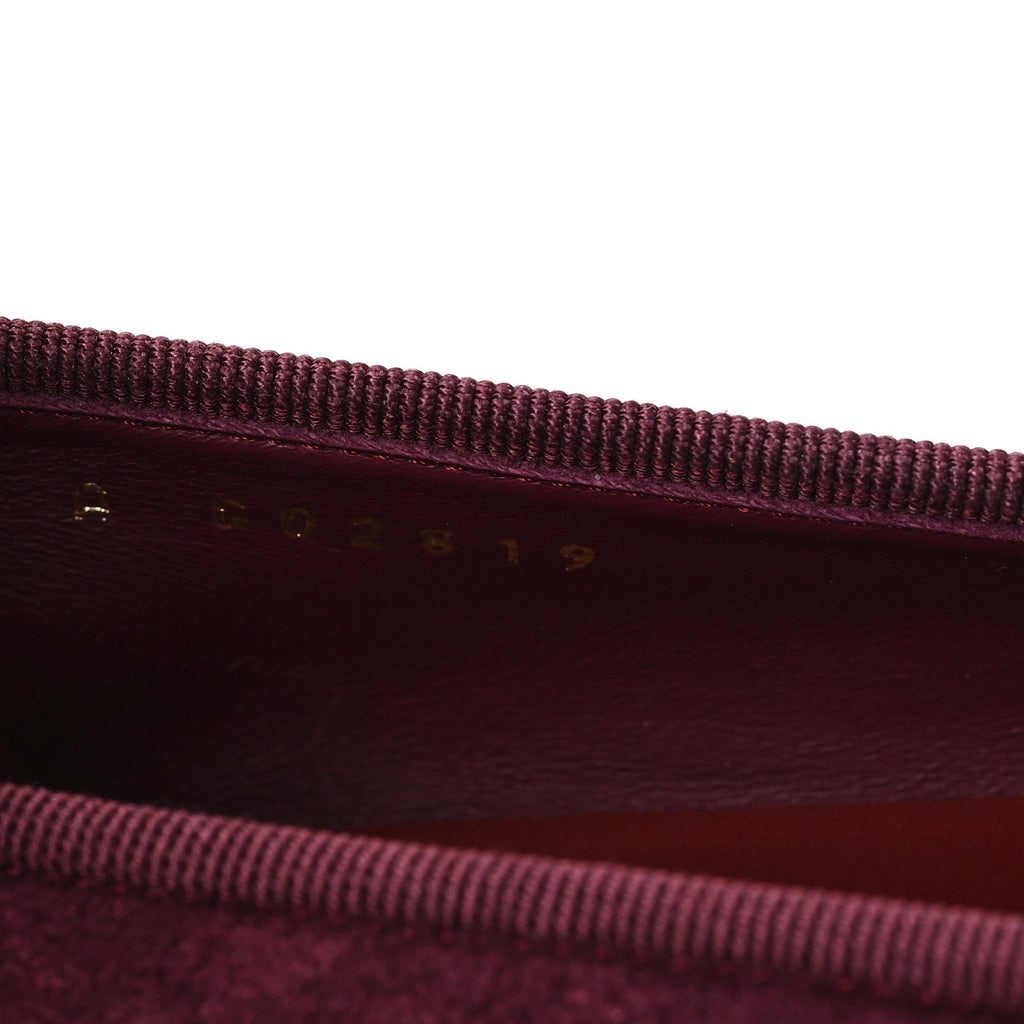 Suede Patent Cap Toe CC Ballerina Flats 38.5 Grey 37.5 Burgundy