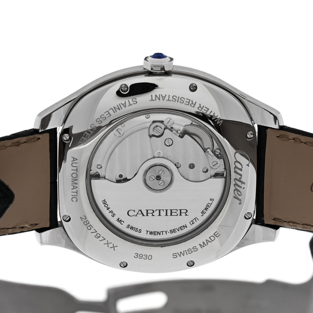 Stainless Steel Alligator 41mm Drive De Cartier Automatic Watch