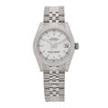 Stainless Steel 18K White Gold Diamond 31mm Oyster Perpetual Datejust Watch Silver 178274