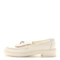 Lambskin Quilted CC Turnlock Loafers 37 White