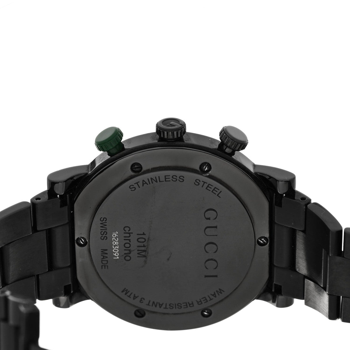 PVD Stainless Steel 44mm 101M G-Chrono Quartz Watch Black