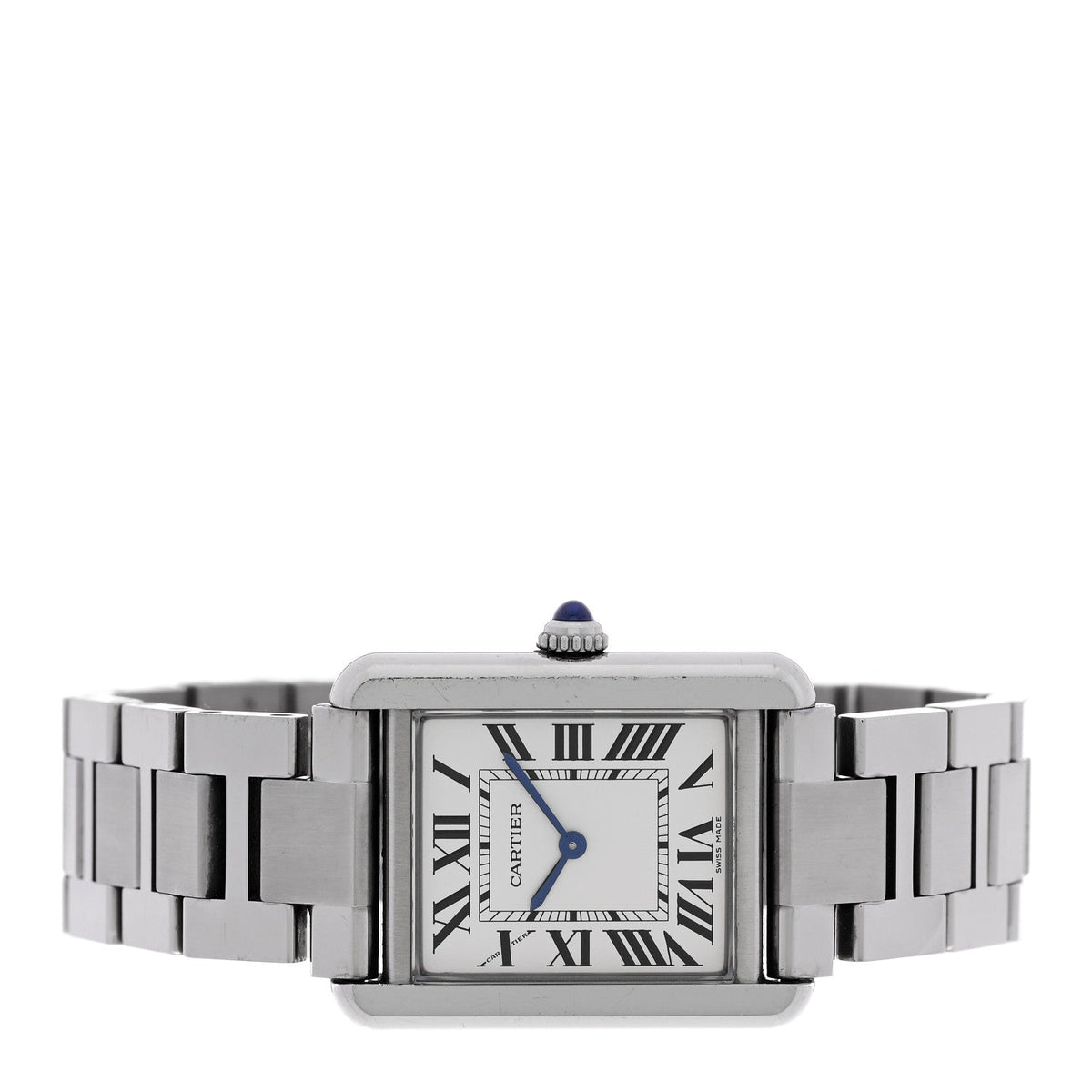Stainless Steel 24mm Tank Solo Quartz Watch