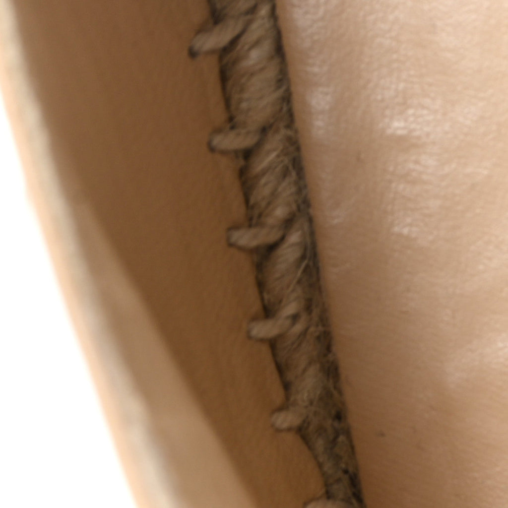 Lambskin CC Espadrilles 36 Beige Black