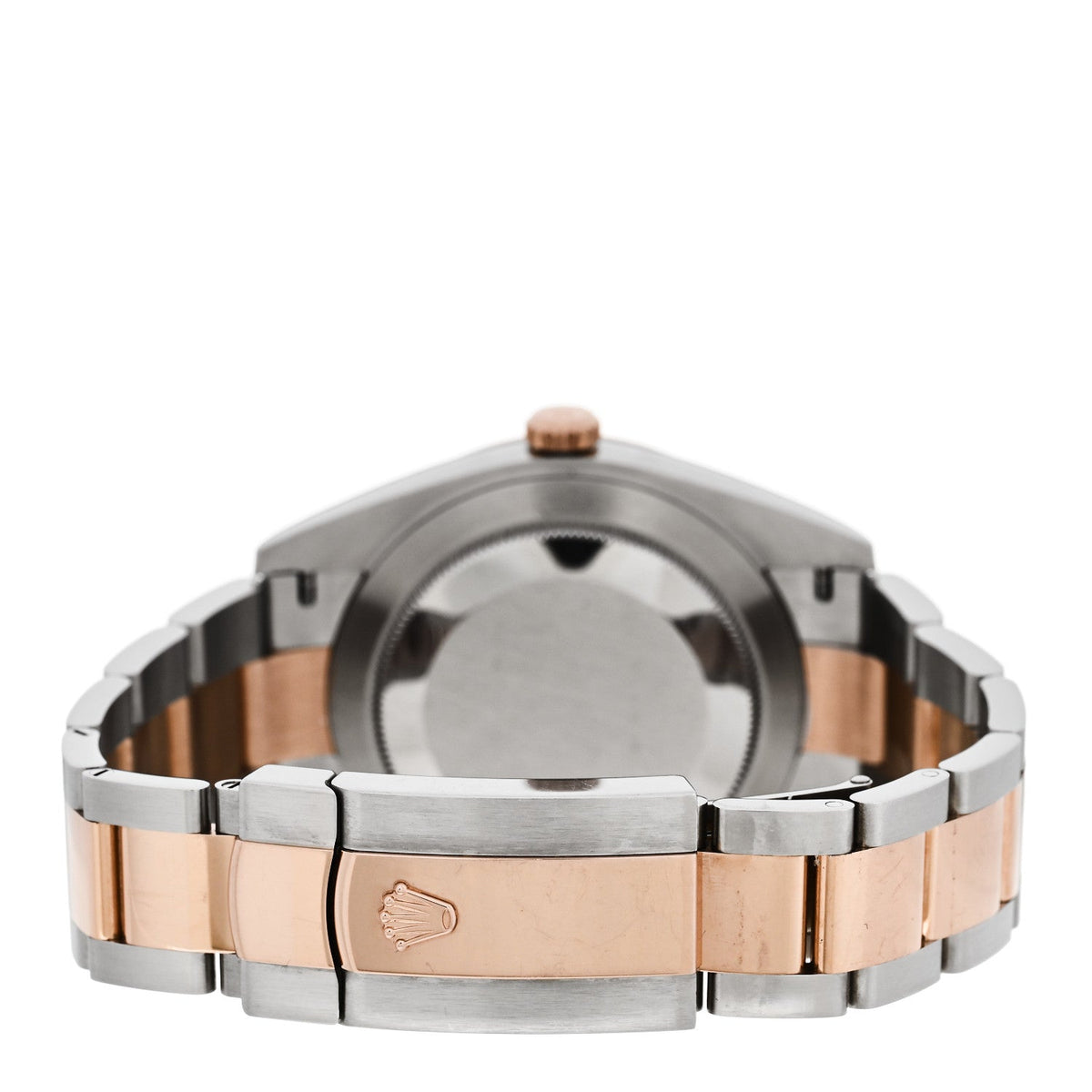 Stainless Steel 18K Everose Gold 41mm Oyster Perpetual Datejust Watch Sundust 126301