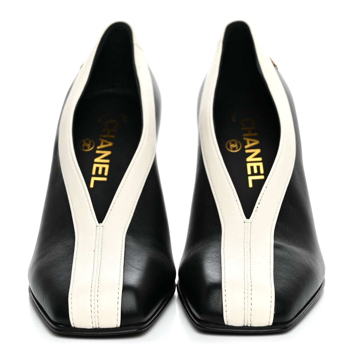 Lambskin Pumps 35.5 Black Ivory
