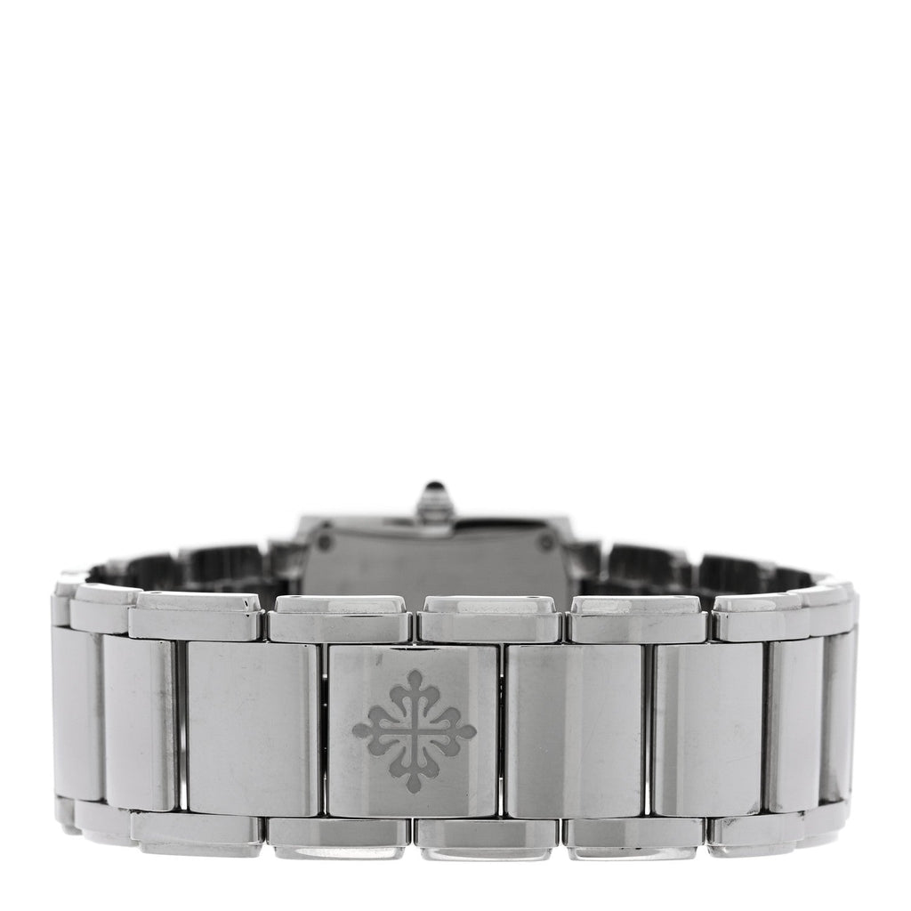 Stainless Steel Diamond 25mm Twenty-4 Quartz Watch Eternal Gray 4910/10A-010