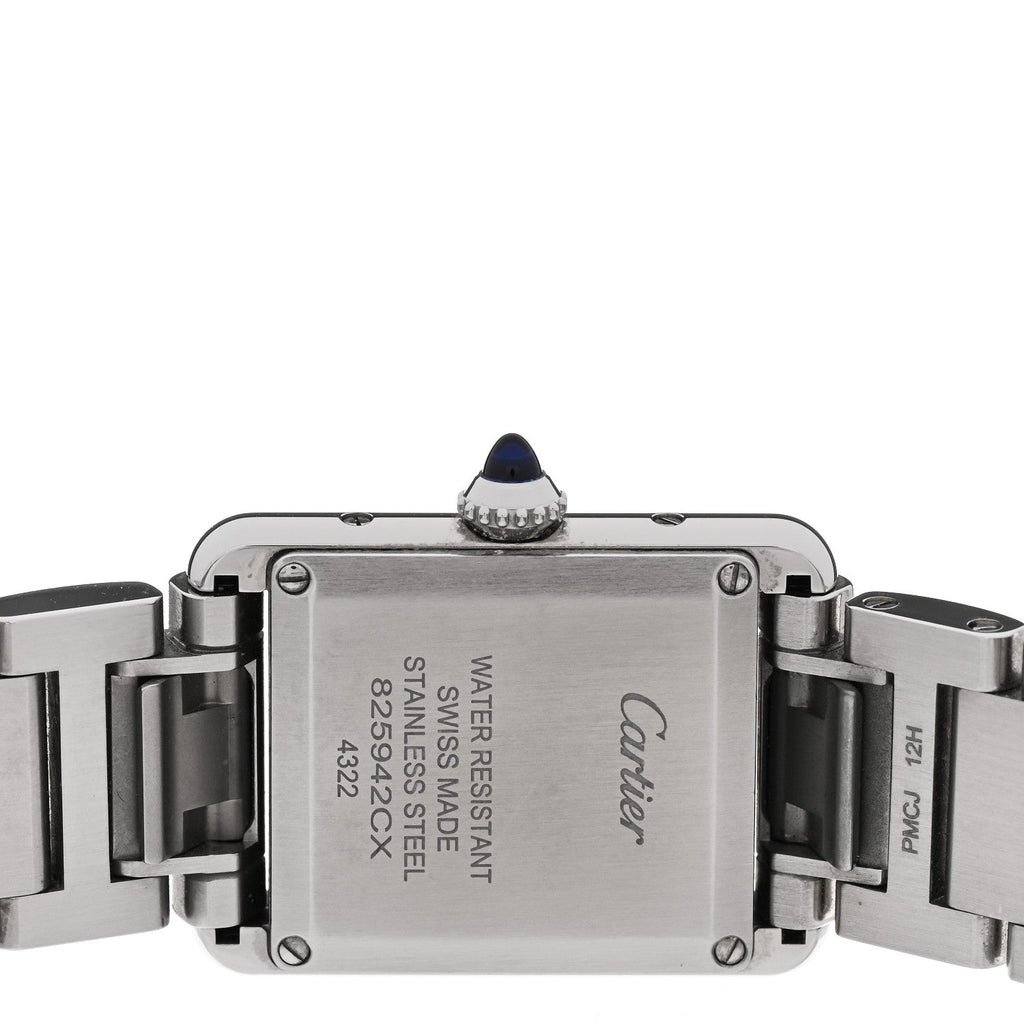 Stainless Steel 22mm Tank Must Quartz Watch