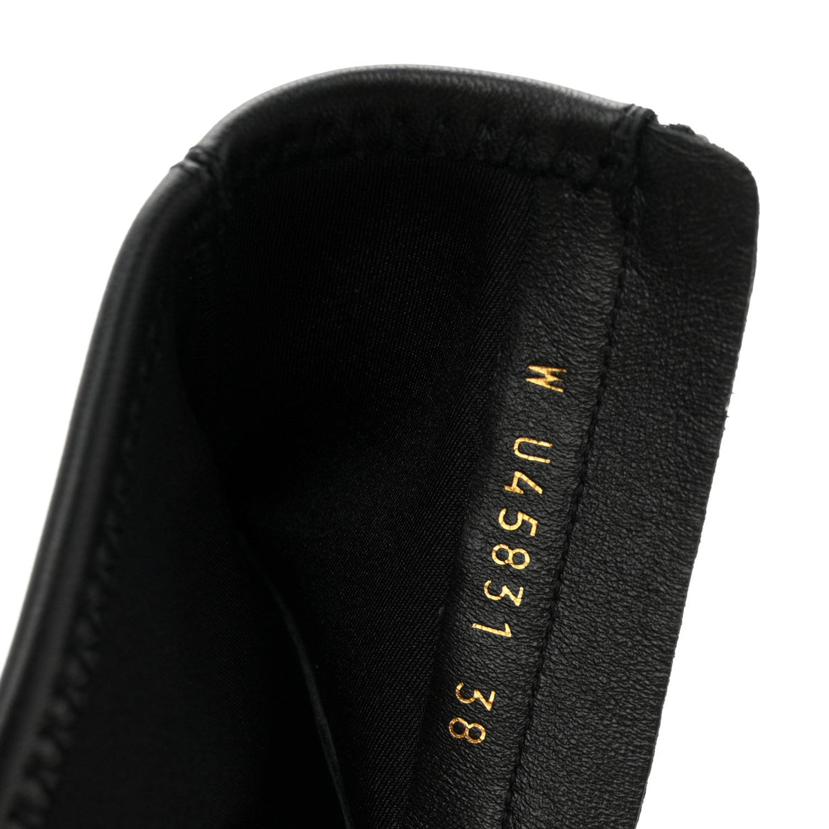 Lambskin Ankle Boots 38 Black