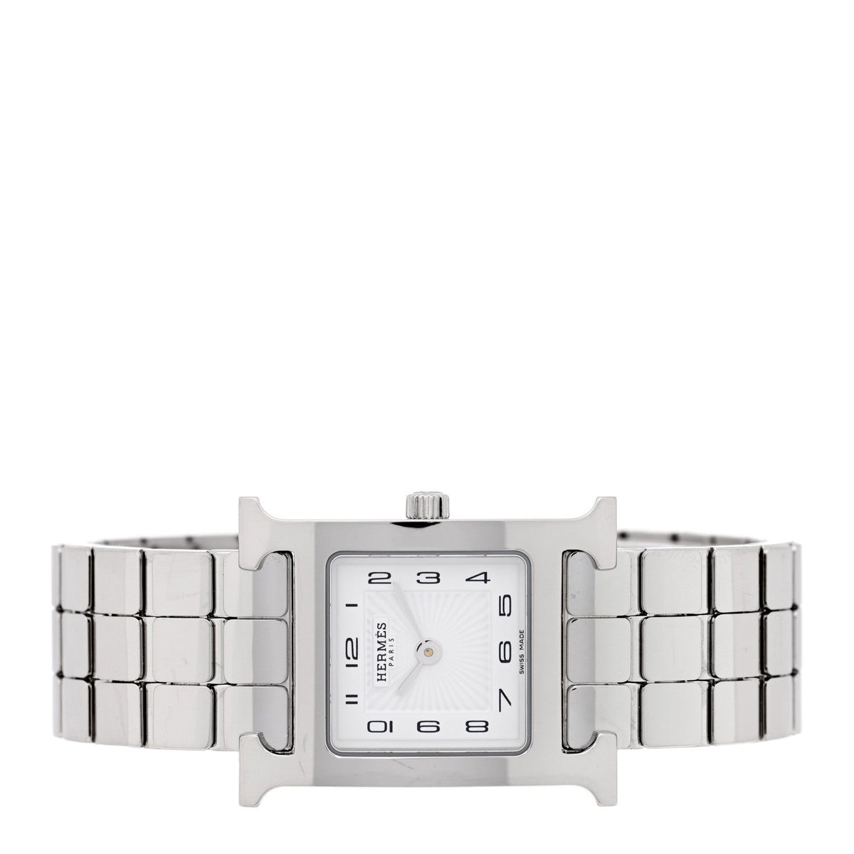Stainless Steel 21mm Heure H Hour Quartz Watch