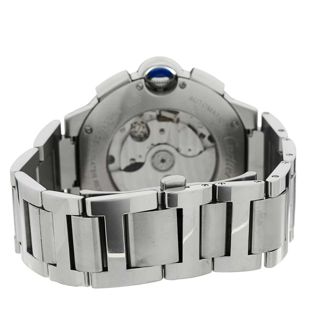 Stainless Steel 44mm Ballon Bleu De Cartier Chronograph Automatic Watch