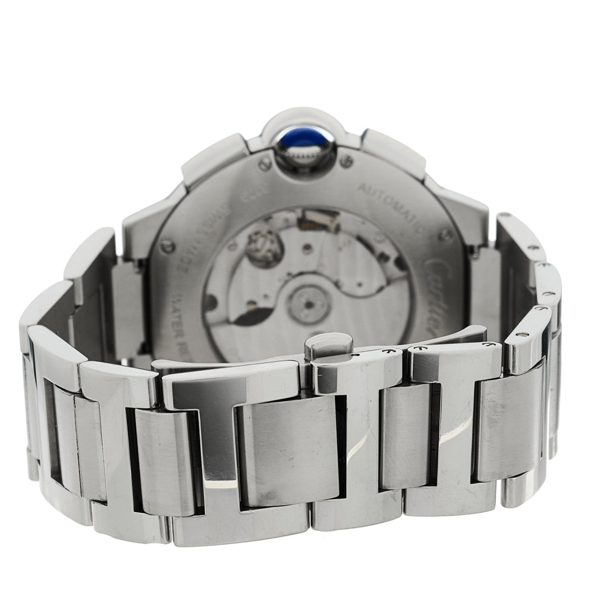 Stainless Steel 44mm Ballon Bleu De Cartier Chronograph Automatic Watch