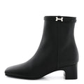Calfskin Hommage Ankle Boots 36.5 Black