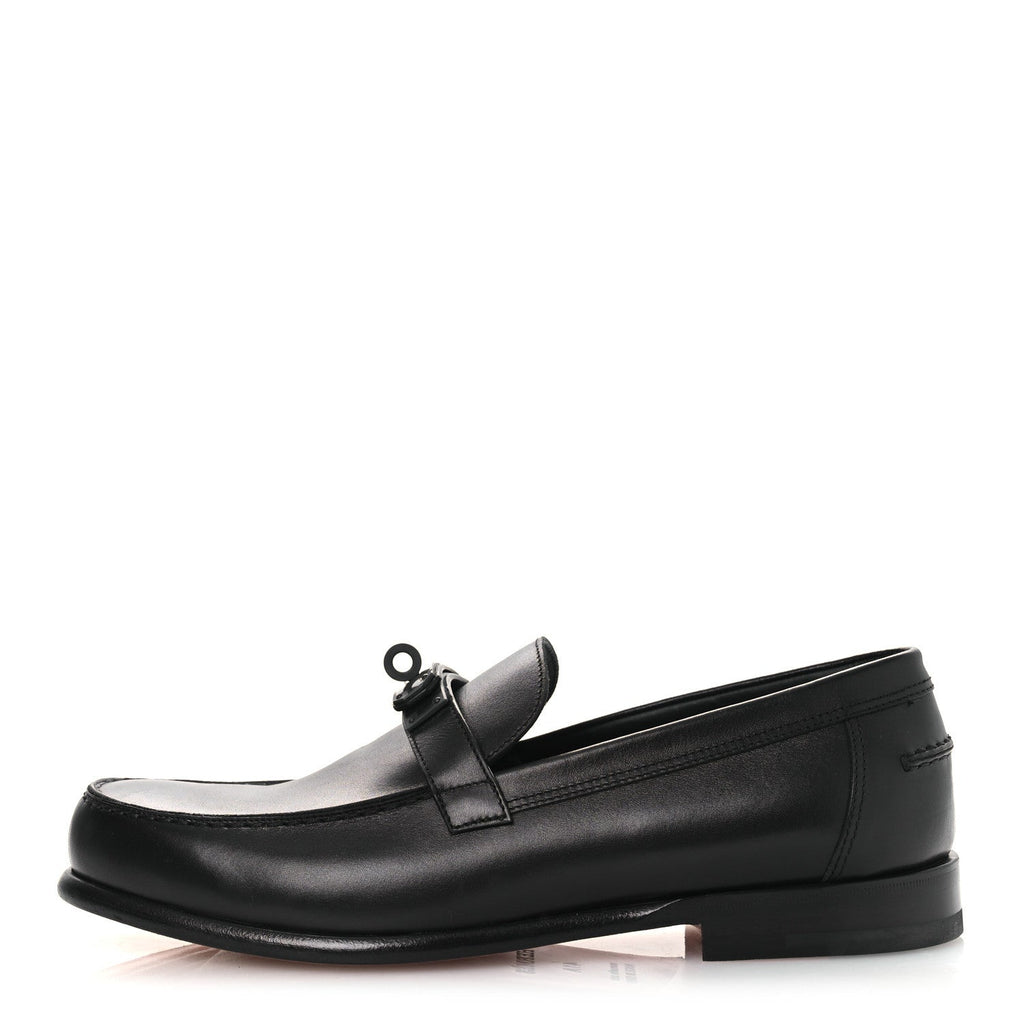 Calfskin Destin Loafer 41 Black