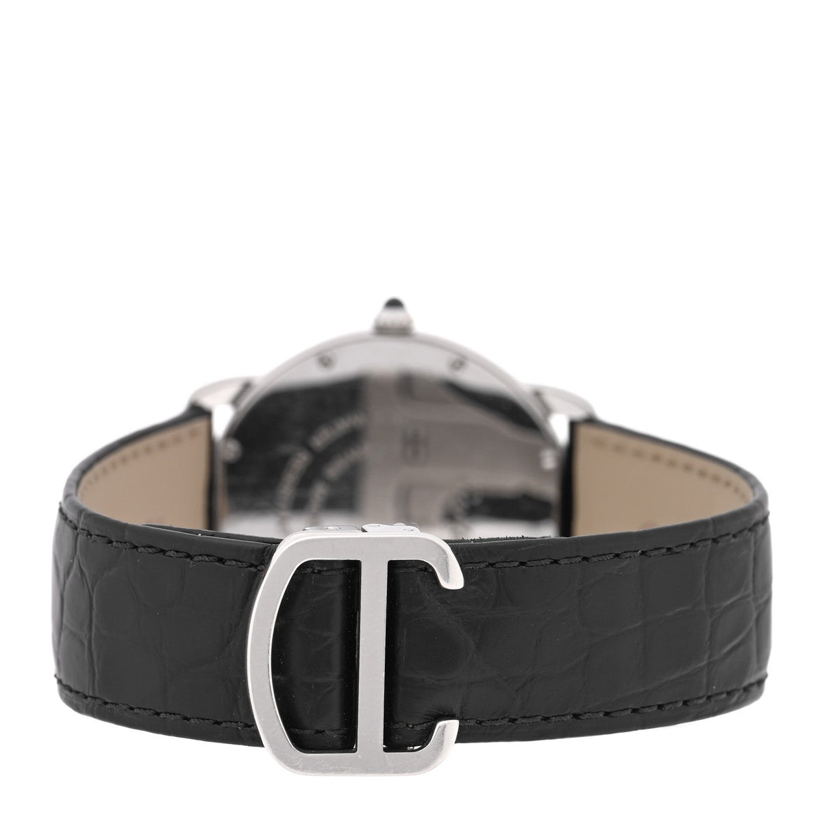 Stainless Steel Alligator 36mm Ronde Solo Quartz Watch