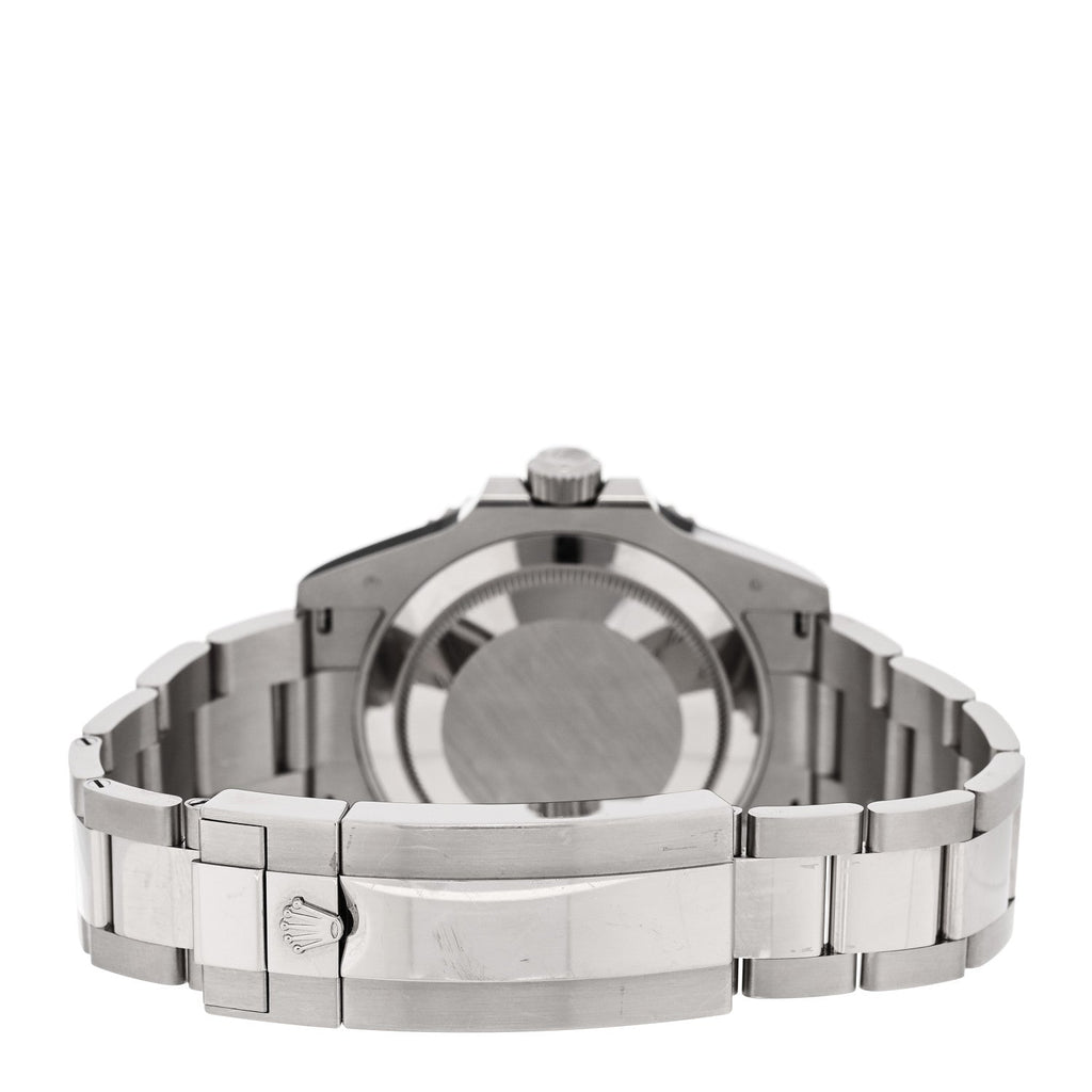 18K White Gold 41mm Oyster Perpetual Submariner Cookie Monster Watch Black 126619LB