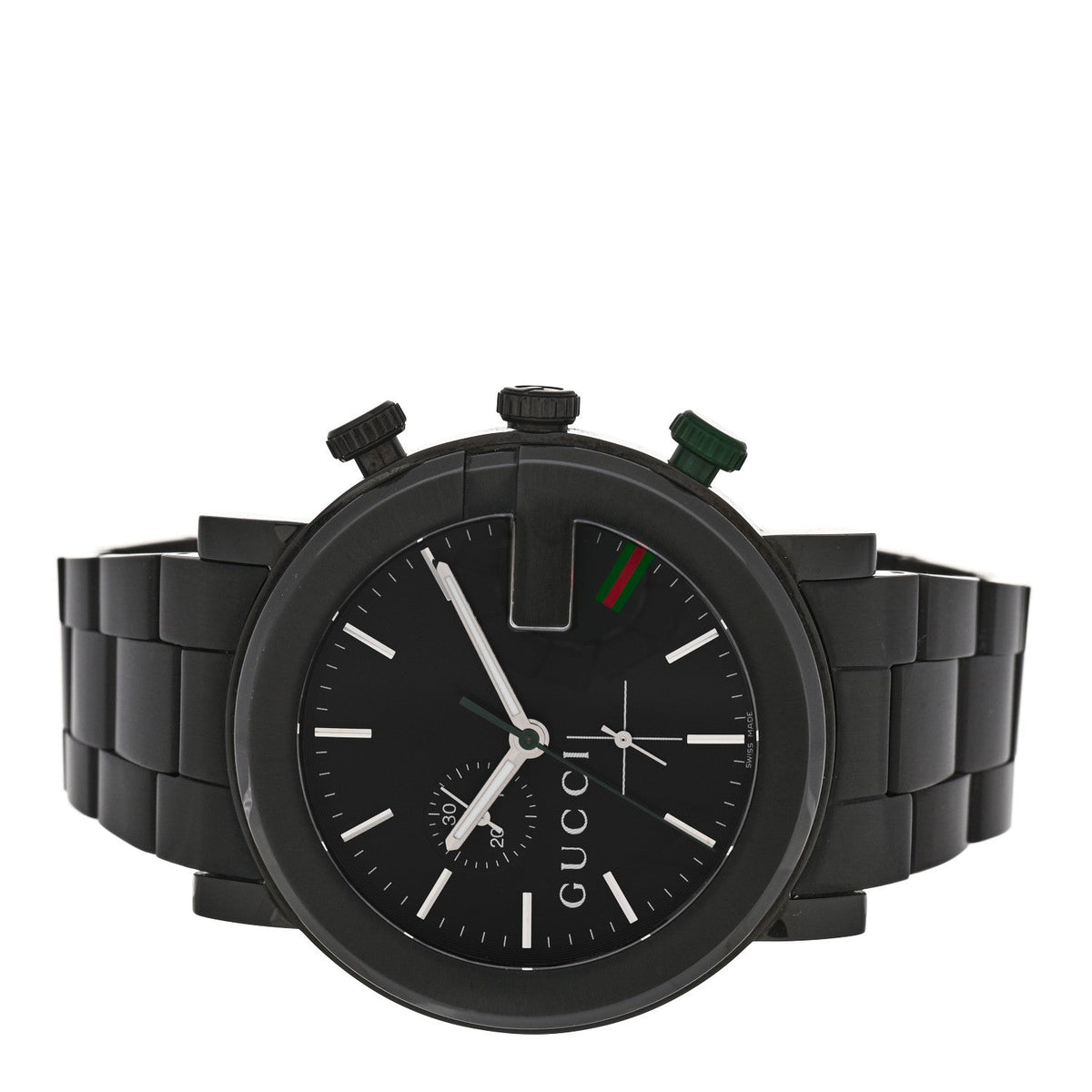 PVD Stainless Steel 44mm 101M G-Chrono Quartz Watch Black