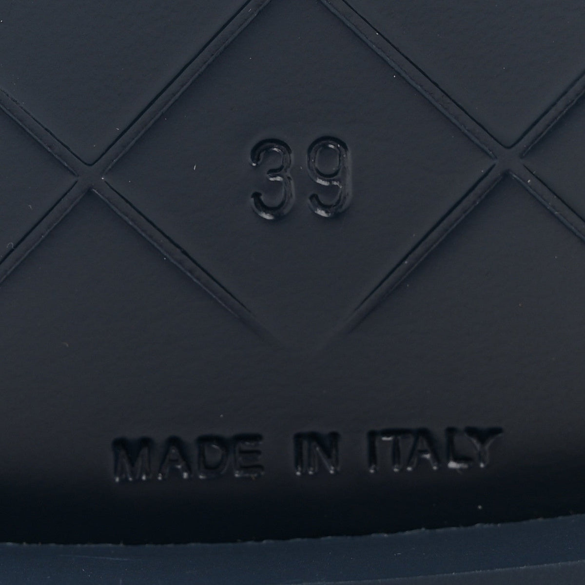 Fabric Quilted CC Turnlock Mules 39 Blue