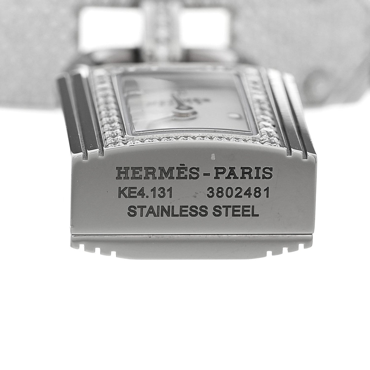 Stainless Steel Diamond Pave 16mm Kelly Quartz Watch