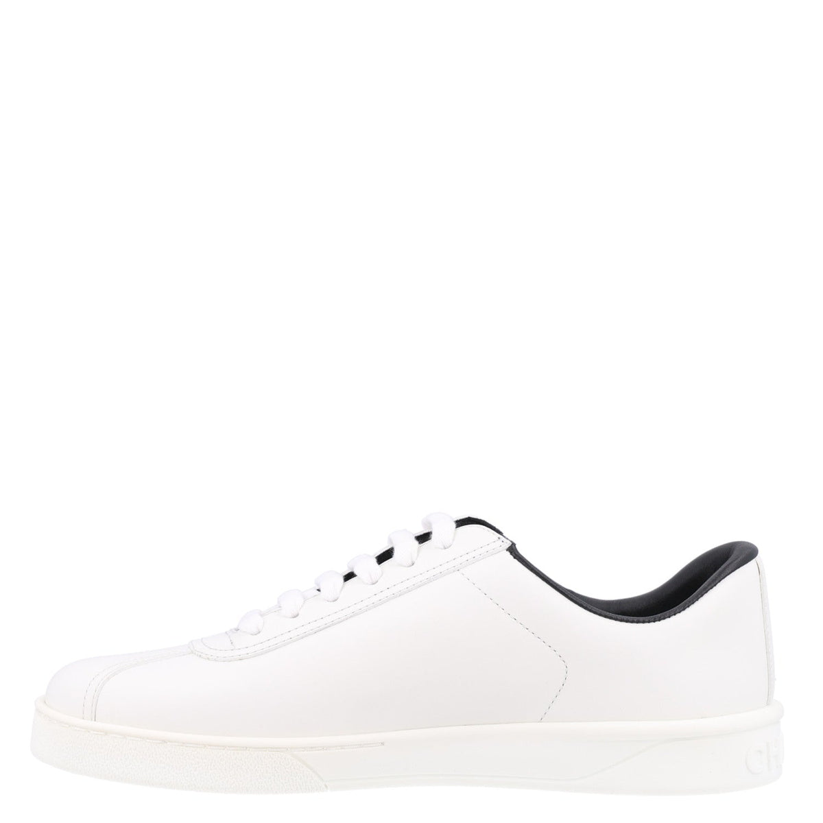 Calfskin CC Womens Sneakers 37.5 White