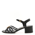 Lambskin Crystal CC Sandals 37.5 White