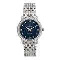 Stainless Steel Diamond 27mm De Ville Prestige Quartz Watch Blue 424.10.27.60.53.001