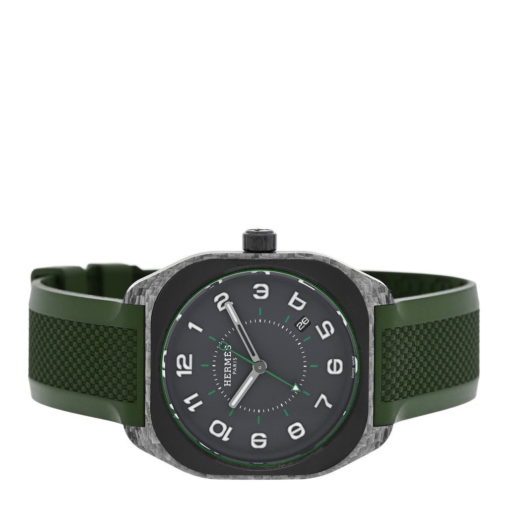 Glass Fiber Ceramic Rubber 39mm H08 Automatic Watch Vert