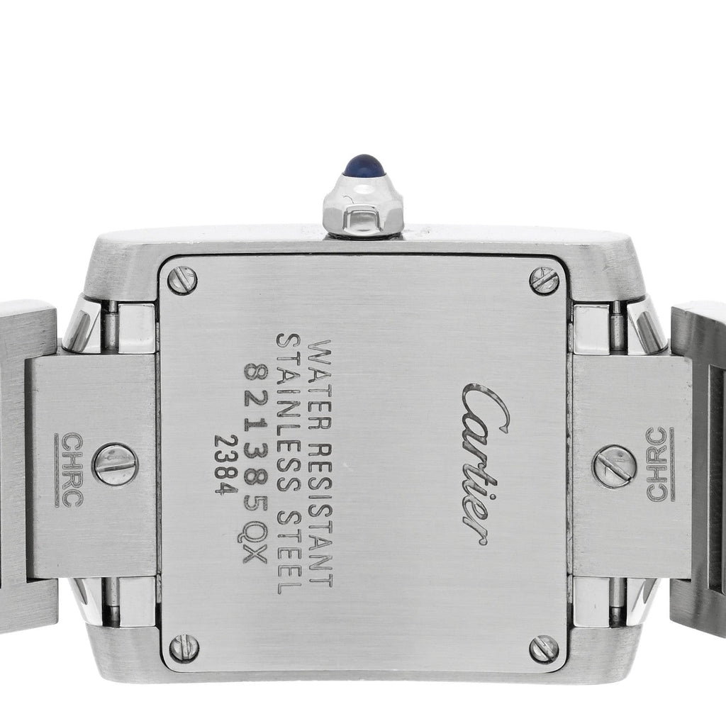 Stainless Steel 20mm Tank Francaise Quartz Watch