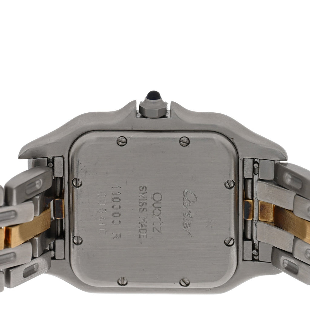 Stainless Steel 18K Yellow Gold 27mm Panthere Quartz Watch