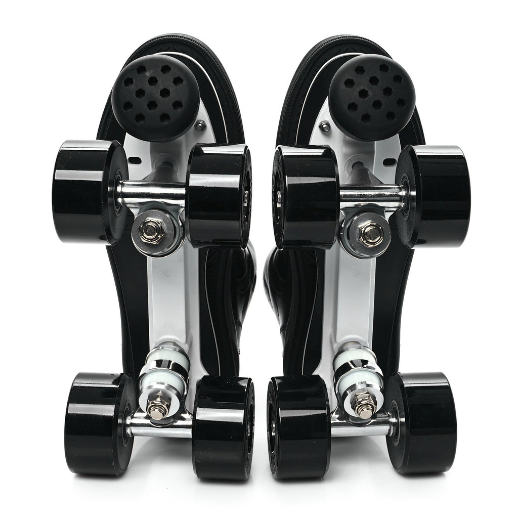 Calfskin Womens Roller Skates 39 White 38 Black