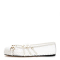 Video Net Nappa Horsebit Ballerina Flats 37 Great White