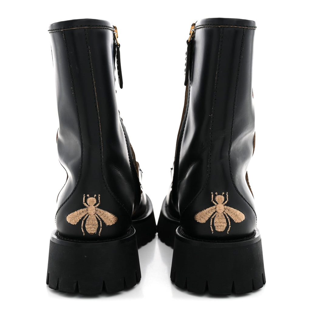 Cordovan Lux Womens Harald Horsebit 25mm Platform Boots 36.5 Black