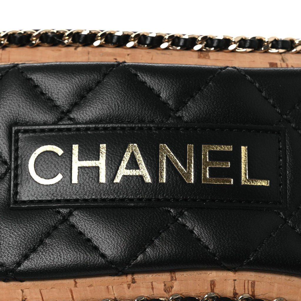 Lambskin Quilted Chain CC Sandals 39 White