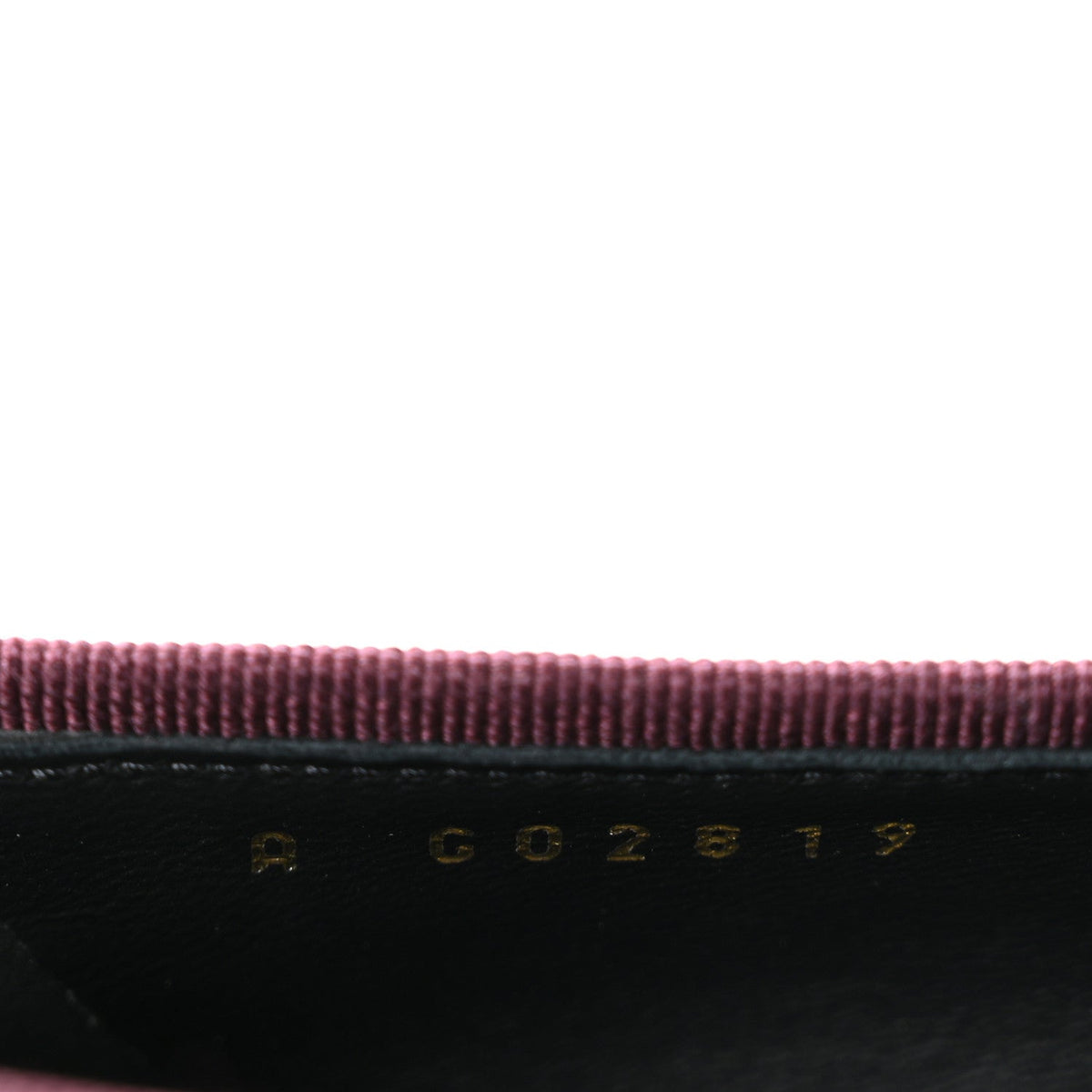 Patent Calfskin Crocodile Embossed Cap Toe CC Ballerina Flats 36.5 Dark Burgundy Black