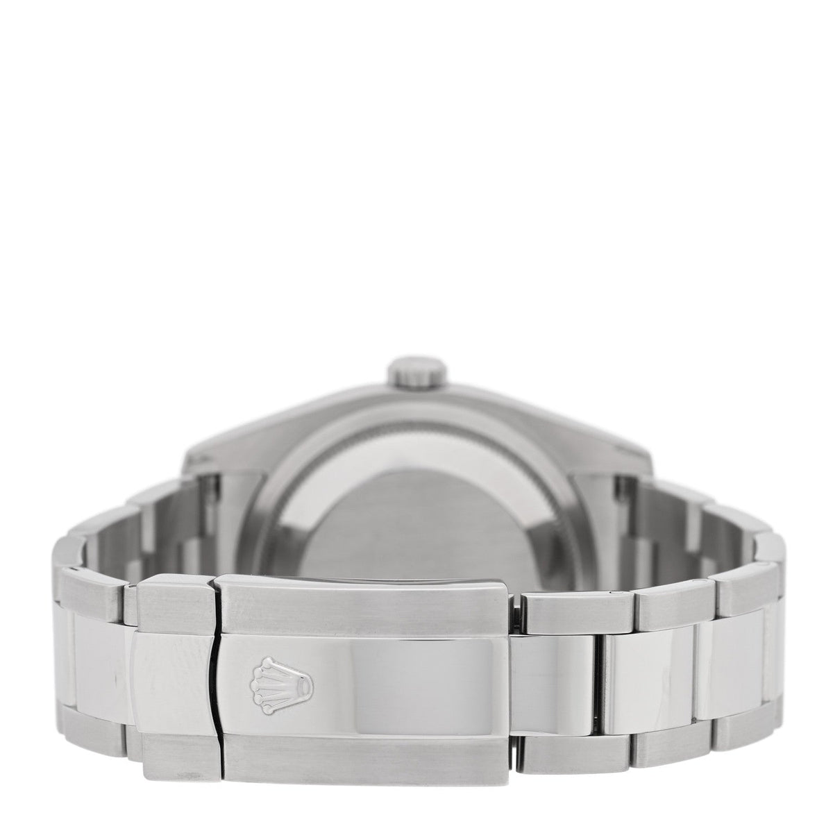 Stainless Steel 18K White Gold 36mm Oyster Perpetual Datejust Watch Black 116234
