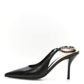 Malaga Kid 85mm Slingback Pumps 38.5 Black