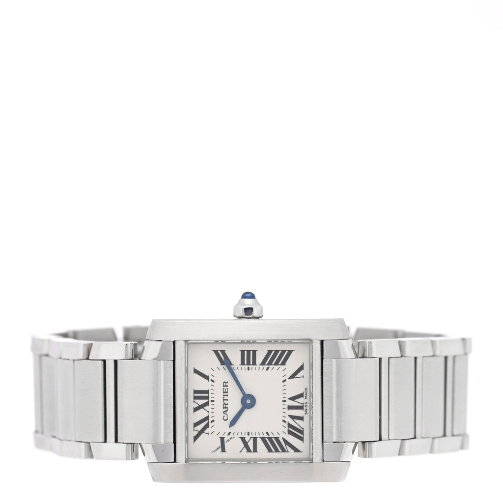 Stainless Steel 20mm Tank Francaise Quartz Watch
