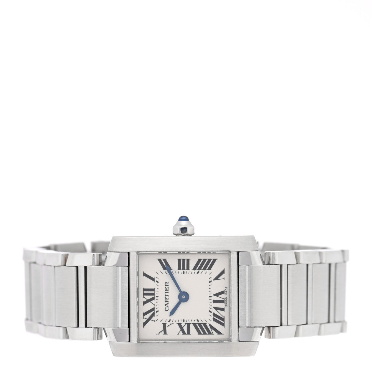 Stainless Steel 20mm Tank Francaise Quartz Watch