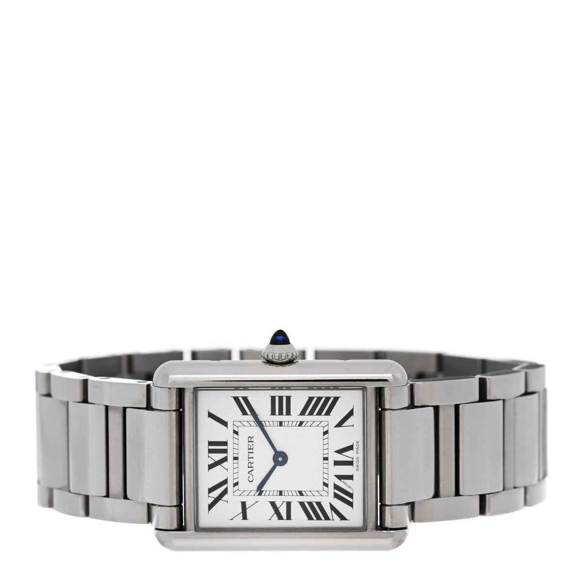 Stainless Steel 25mm Must de Cartier Tank Quartz Watch