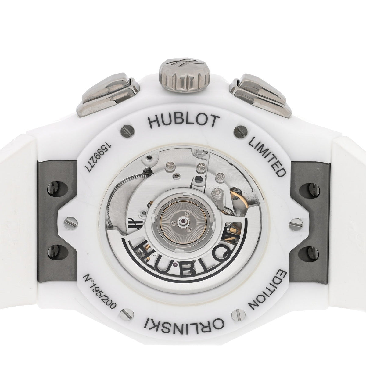 Ceramic Rubber 45mm Classic Fusion Aerofusion Chronograph Automatic Watch Black 525.HI.0170.RW.ORL21