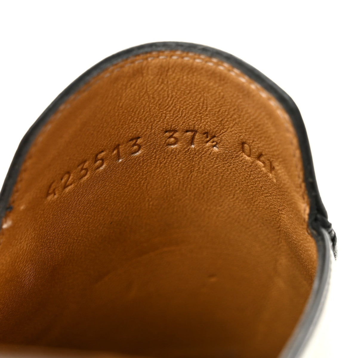 Calfskin Womens Princetown Slippers 37.5 Black