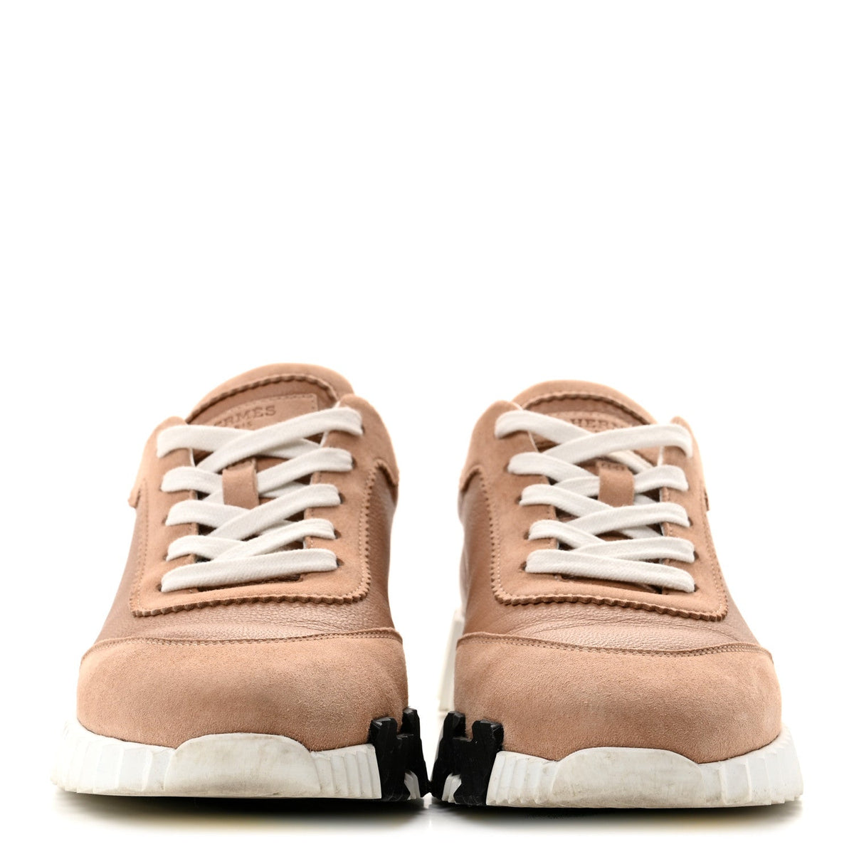 Sport Goatskin Suede Goatskin Womens Bouncing Sneakers 37 Beige Perlino
