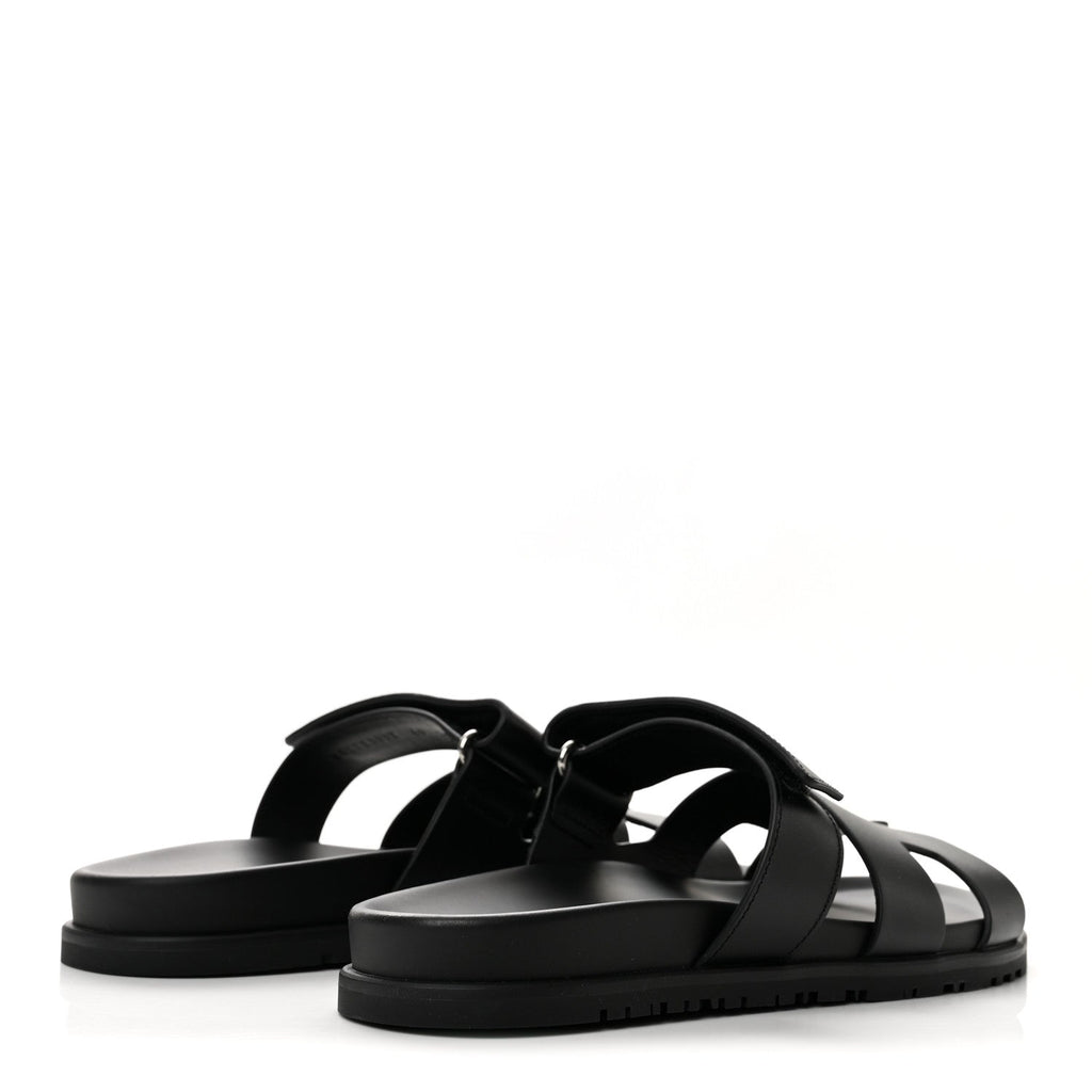 Calfskin Womens Chypre Sandals 40 Black